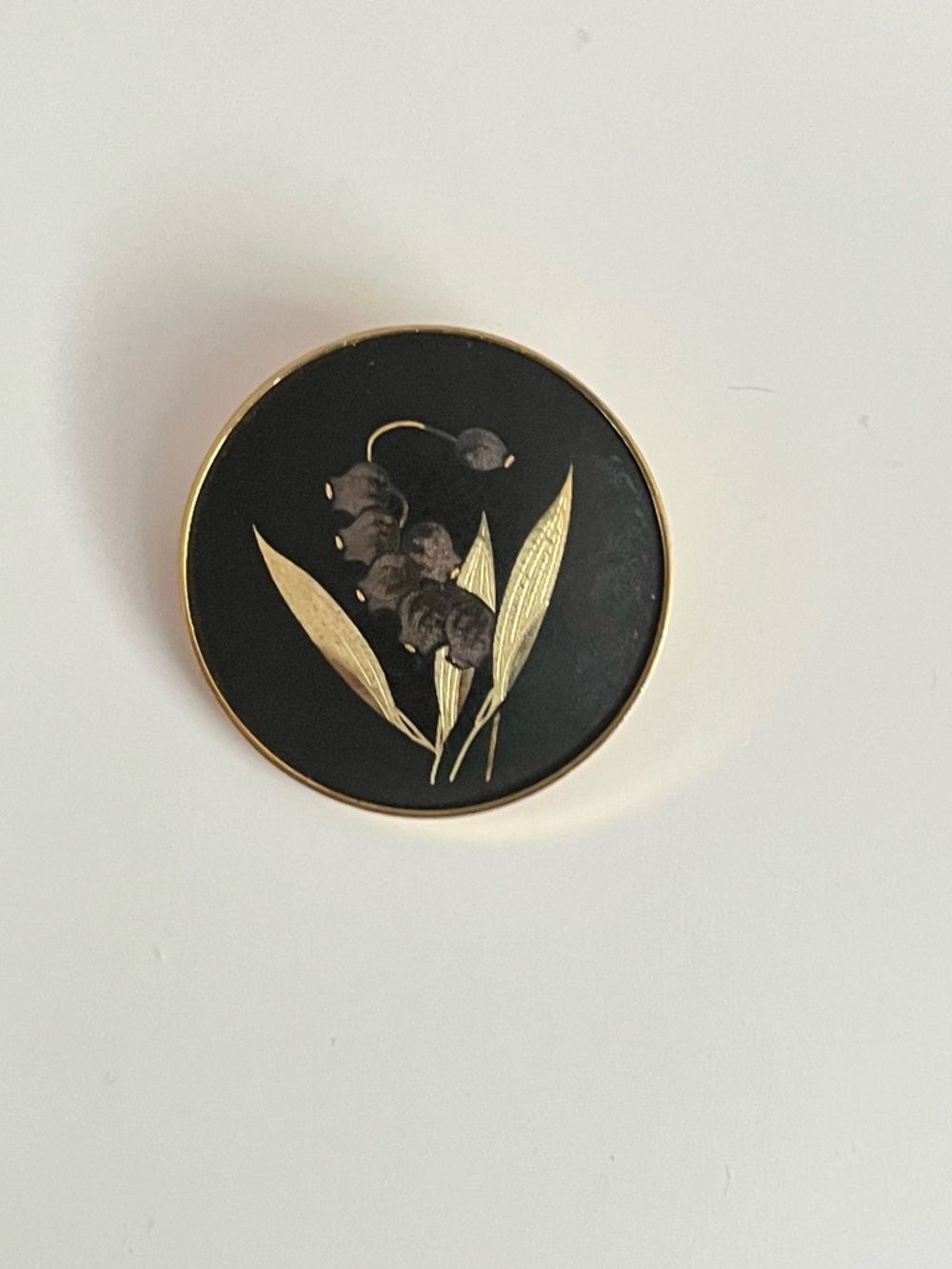 VTG EUC Amita Damascene Brooch